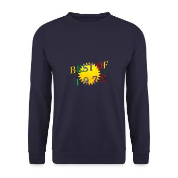 Sonne 1972 - Unisex Pullover - Navy - Vorne - Alina (178cm) & Michal (187cm)