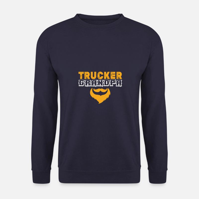 trucker opa spruch - Unisex Pullover - Navy