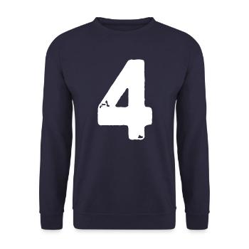 Maillot 4 numéros - Sweat-shirt Unisexe - marine - Devant - Alina (178cm) & Michal (187cm)
