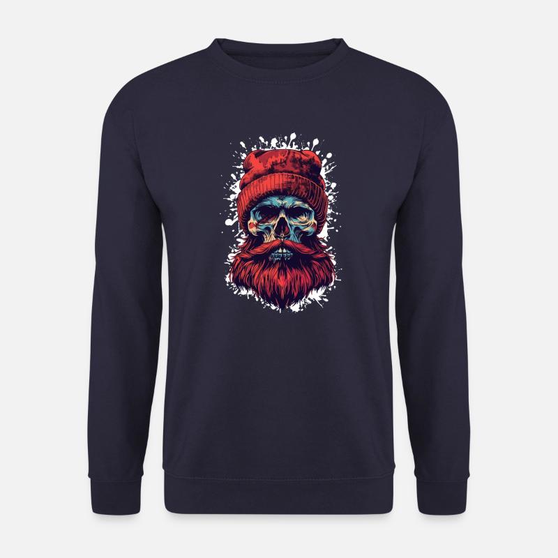 Bûcheron Crâne Bûcheron - Sweat-shirt Unisexe - marine