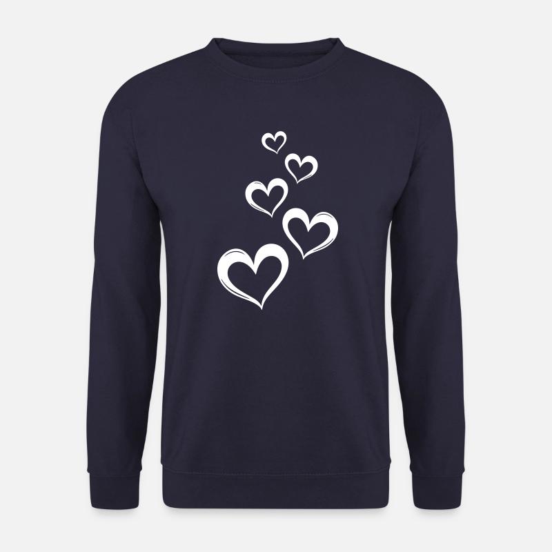 Herzen Liebe Symbol - Unisex Pullover - Navy