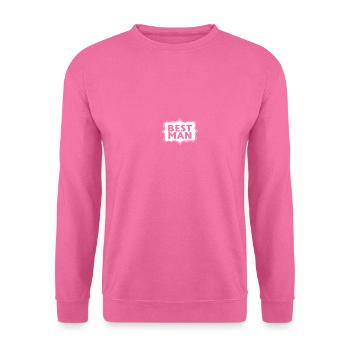 best man - Unisex Pullover - Pink - Vorne