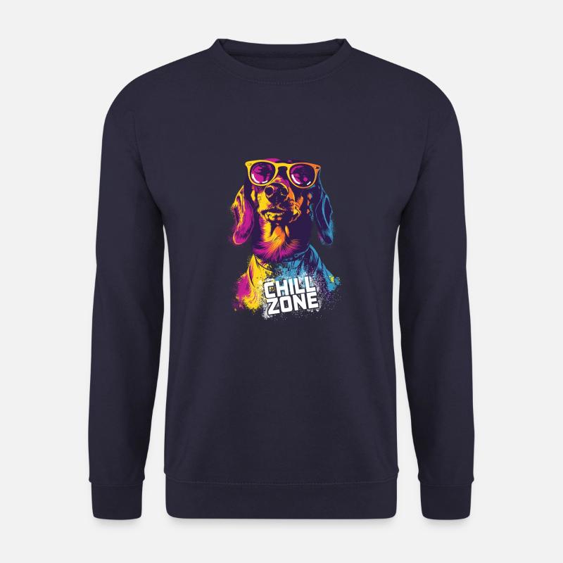 Dackel Chill Zone - Unisex Pullover - Navy