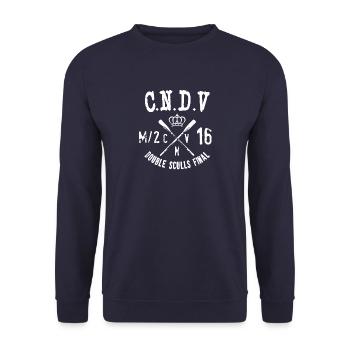 CNDV Rowing double sculls final - Sweat-shirt Unisexe - marine - Devant - Alina (178cm) & Michal (187cm)