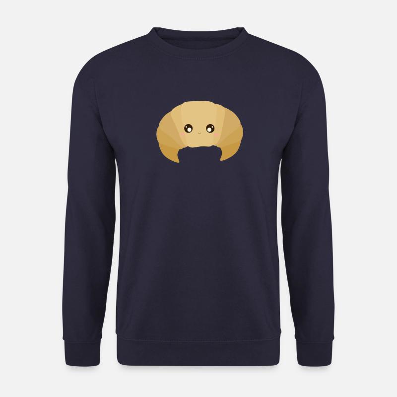 Kawaii-Croissant - Unisex Pullover - Navy