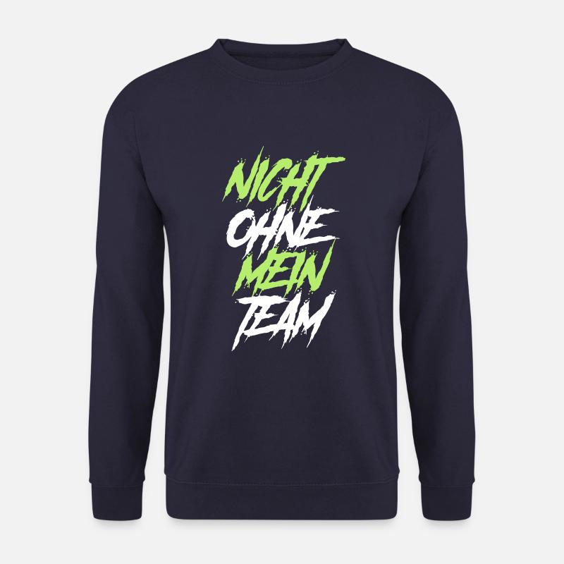nicht ohne mein team - Unisex Pullover - Navy