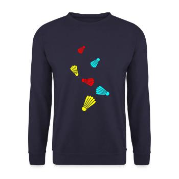 badminton - Sweat-shirt Unisexe - marine - Devant - Alina (178cm) & Michal (187cm)