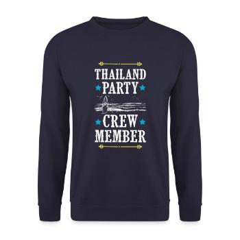 Thaïlande Party Crew - Sweat-shirt Unisexe - marine - Devant - Alina (178cm) & Michal (187cm)