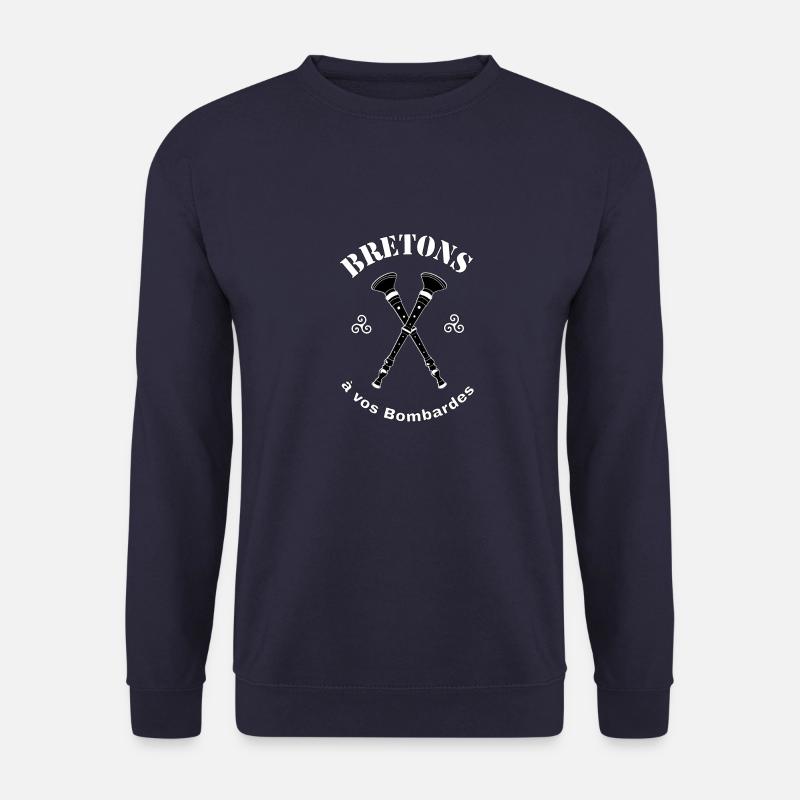 bretagne bombarde - Sweat-shirt Unisexe - marine