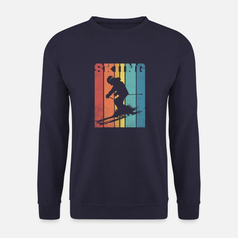 Ski palette couleurs rétro - Sweat-shirt Unisexe - marine