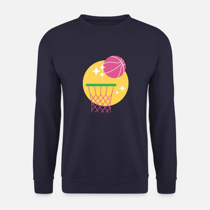 Basketball Korb Design - Unisex Pullover - Navy