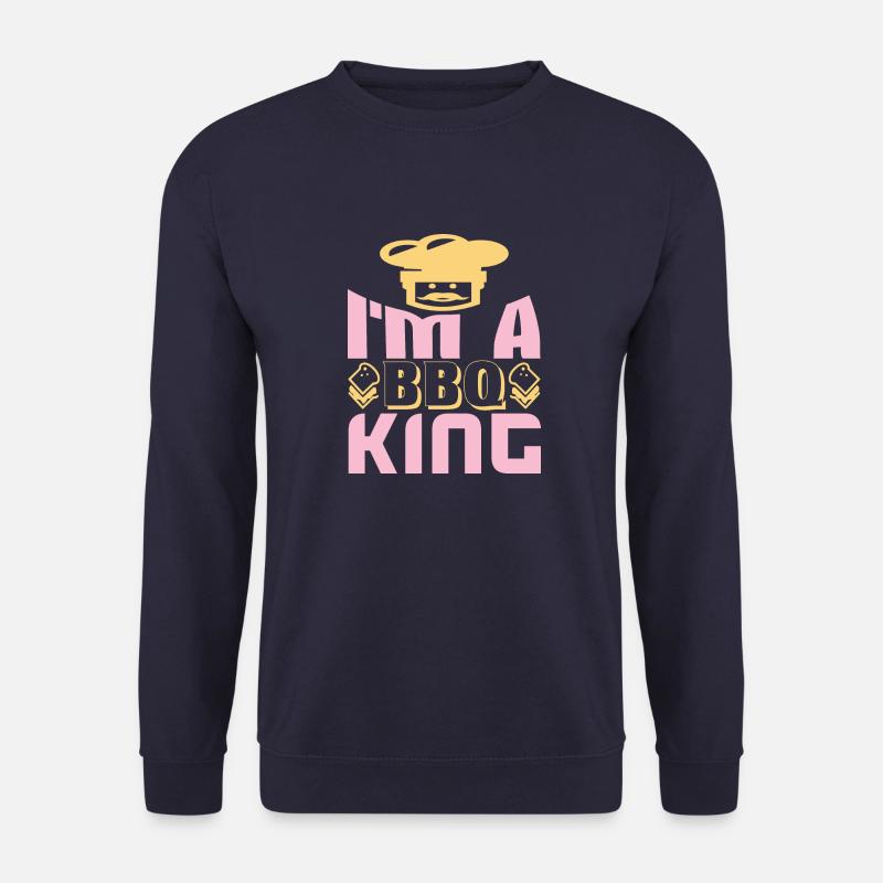 I AM A BBQ KING - Unisex Sweatshirt - navy