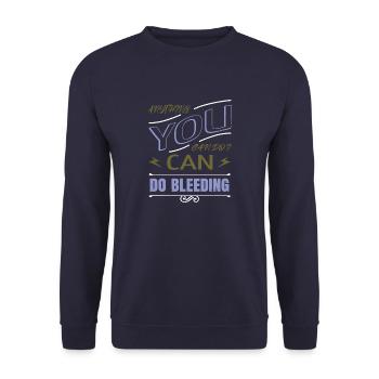 Droits humains 2019 Droits des femmes Les Noirs sont neuf - Sweat-shirt Unisexe - marine - Devant - Alina (178cm) & Michal (187cm)