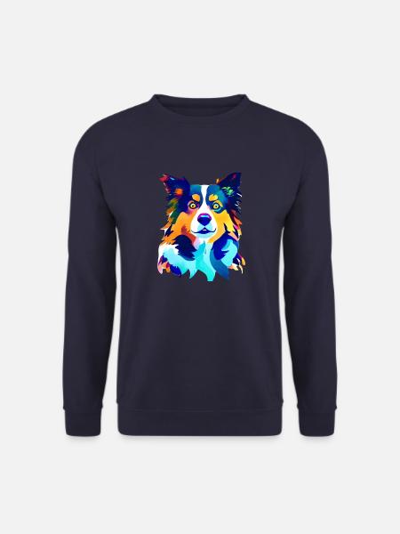 Hund Geschenk Hunde Schäferhund Hundehalter - Unisex Pullover - Navy