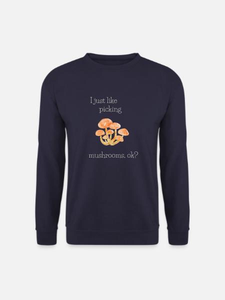 Ich sammle einfach gerne Pilze5 - Unisex Pullover - Navy