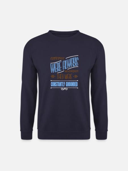 funny electrician sayings gift electrician humor - Unisex Pullover - Navy