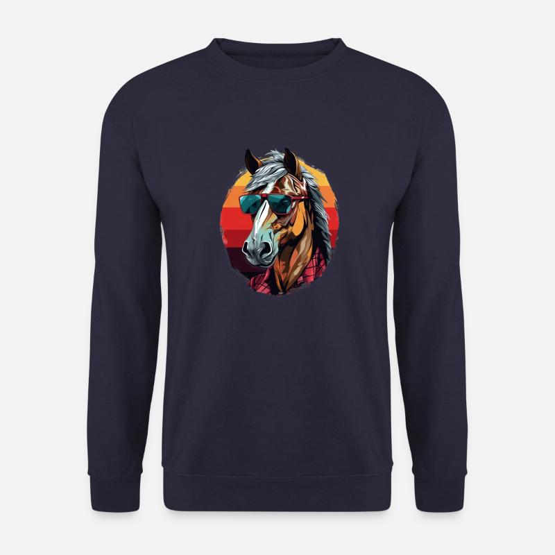 Urban Stallion - Graffiti Style - Unisex Sweatshirt - navy