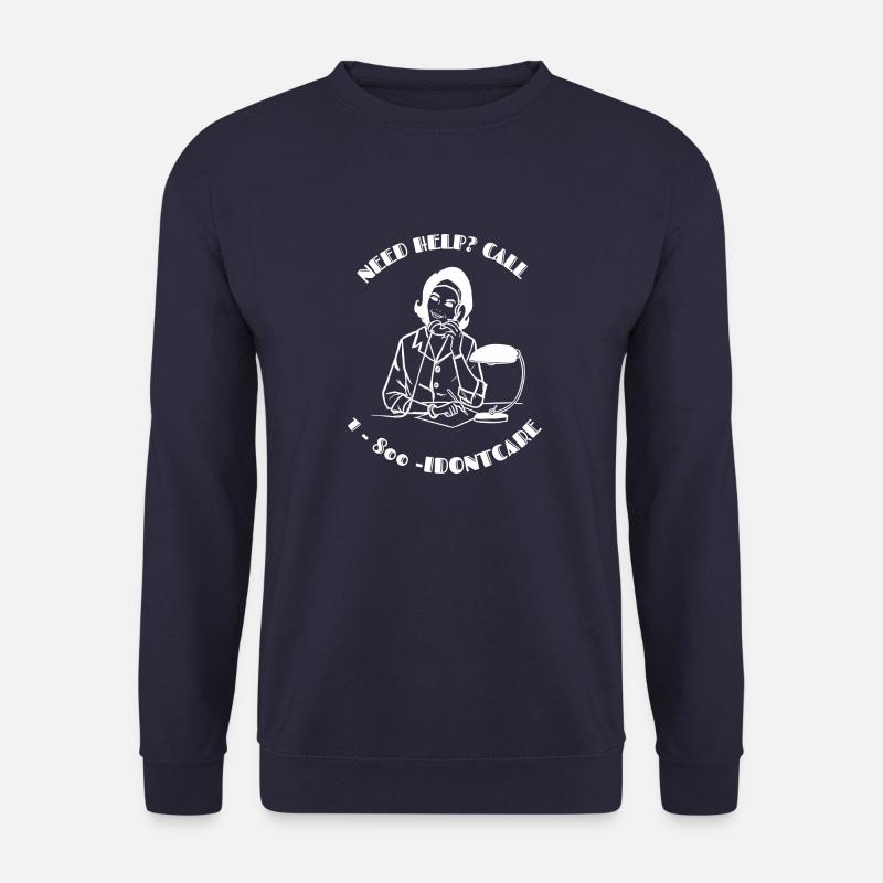 Don' Call me - white Edition - Unisex Pullover - Navy