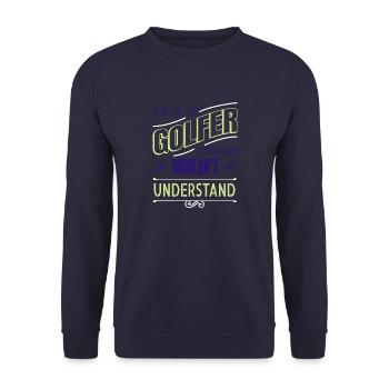 Embrasser les moments de battement de cœur sauvages drôle - Sweat-shirt Unisexe - marine - Devant - Alina (178cm) & Michal (187cm)