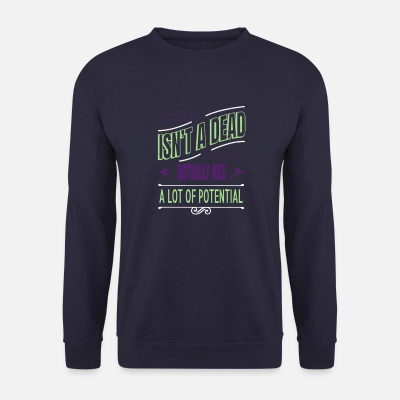 Electrical Electrician Computer Quote - Unisex Sweatshirt - navy