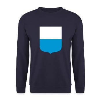 Bavaria - Unisex Sweatshirt - navy - Front - Alina (178cm) & Michal (187cm)