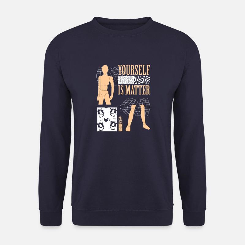 Yourself is Matter - Unisex Pullover - Navy