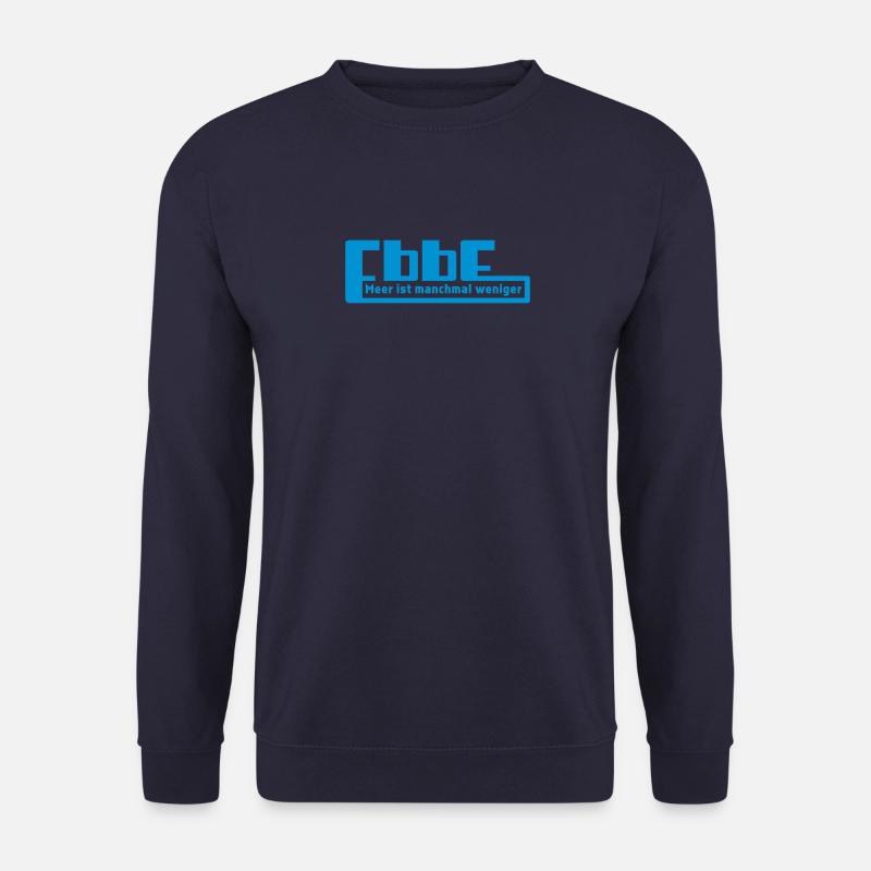 Ebbe - Meer ist manchmal weniger - Unisex Pullover - Navy