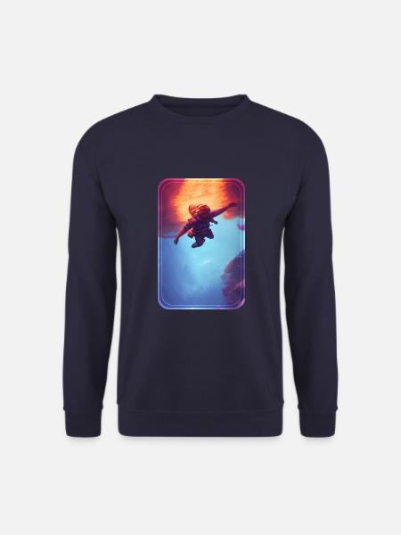 Unverzichtbarer fleißiger Polizist unter Wasser - Unisex Pullover - Navy