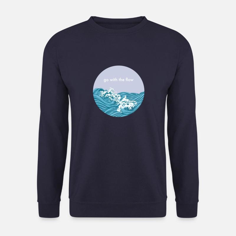 Go with the flow - Unisex Sweatshirt - navy