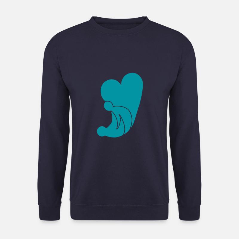 Liebe hilft - Unisex Pullover - Navy