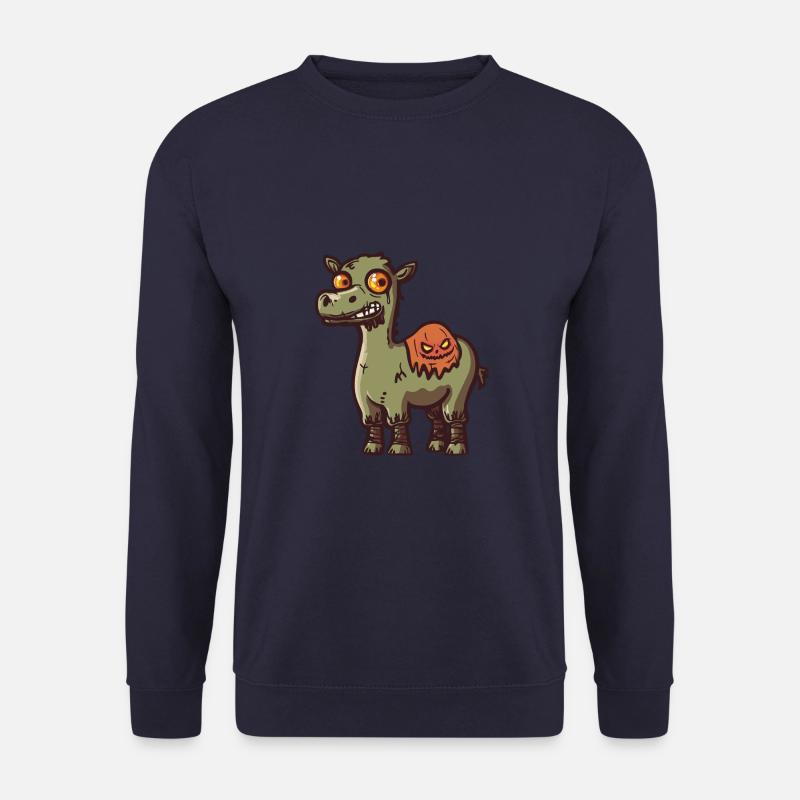 Kamel Halloween Lustig Zombie - Unisex Pullover - Navy
