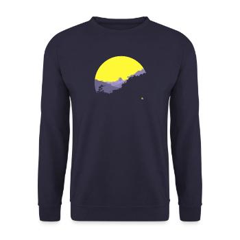Tacita de Plata - Unisex Sweatshirt - navy - Front - Alina (178cm) & Michal (187cm)