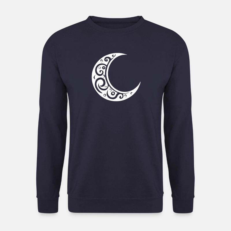Moon, Moon Tattoo - Unisex Sweatshirt - navy
