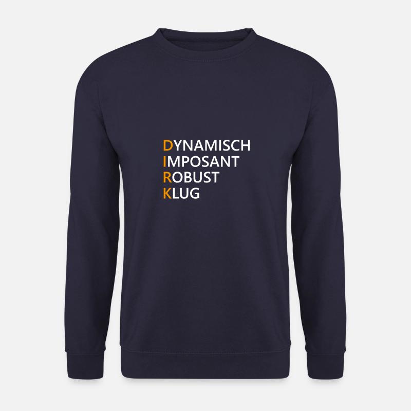 Dirk Name Geschenk - Unisex Pullover - Navy