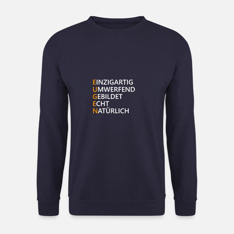 Eugen Name Geschenk - Unisex Pullover - Navy