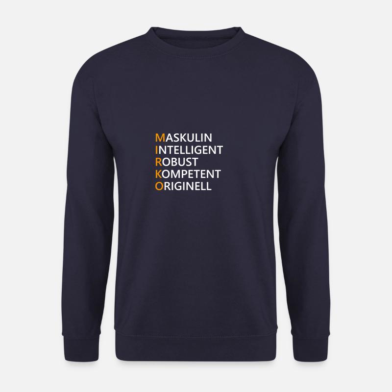 Mirko Name Geschenk - Unisex Pullover - Navy