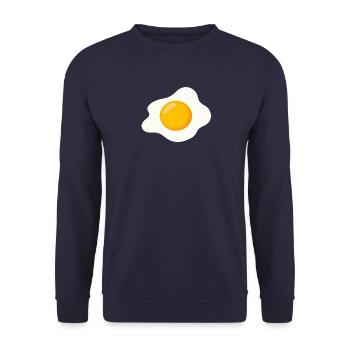 Spiegelei - Unisex Pullover - Navy - Vorne - Alina (178cm) & Michal (187cm)