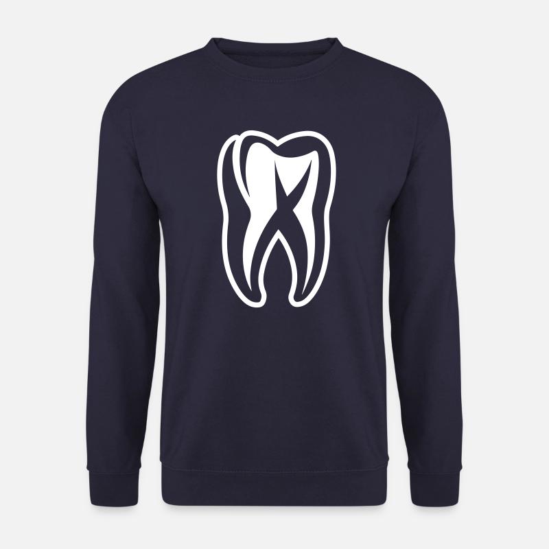 Zahn Symbol Zahnarzt - Unisex Pullover - Navy