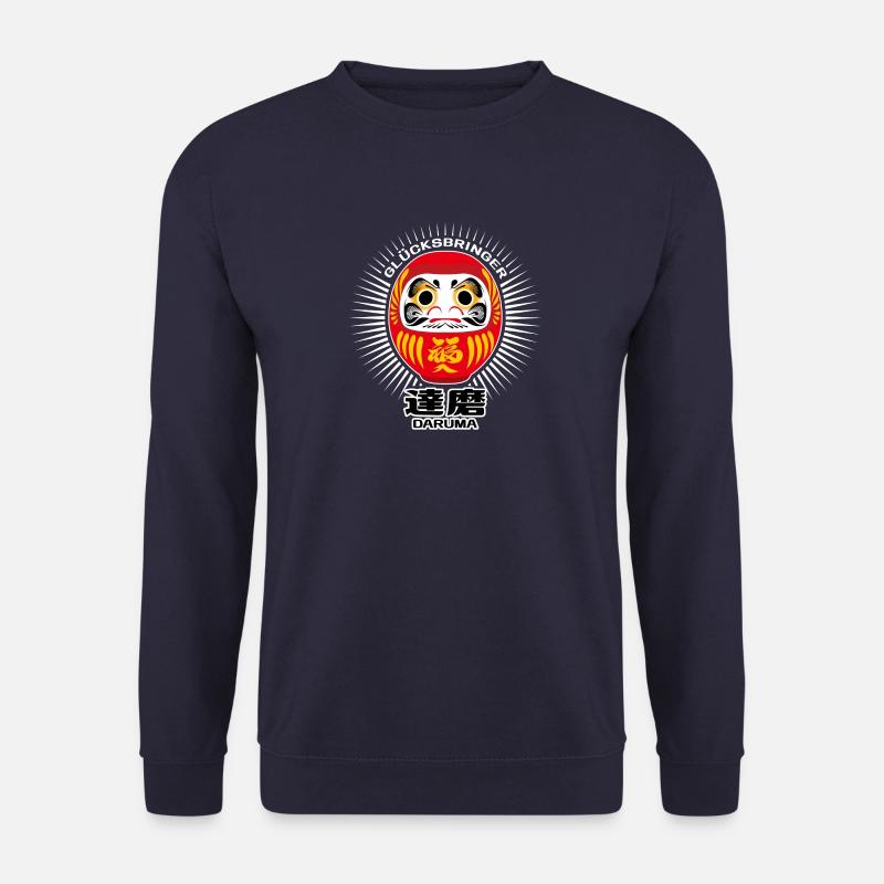 Daruma - Glücksbringer - Unisex Pullover - Navy