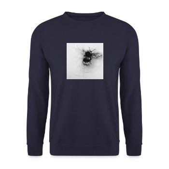 Dicker Brummer - Unisex Pullover - Navy - Vorne - Alina (178cm) & Michal (187cm)