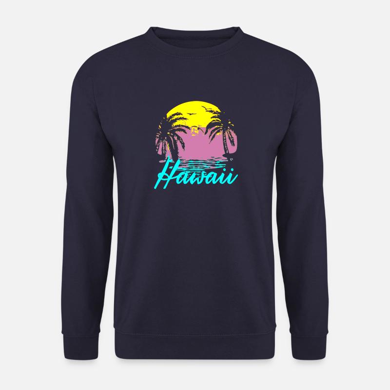 Hawaii Honolulu Surfer Spruch Strand - Unisex Pullover - Navy