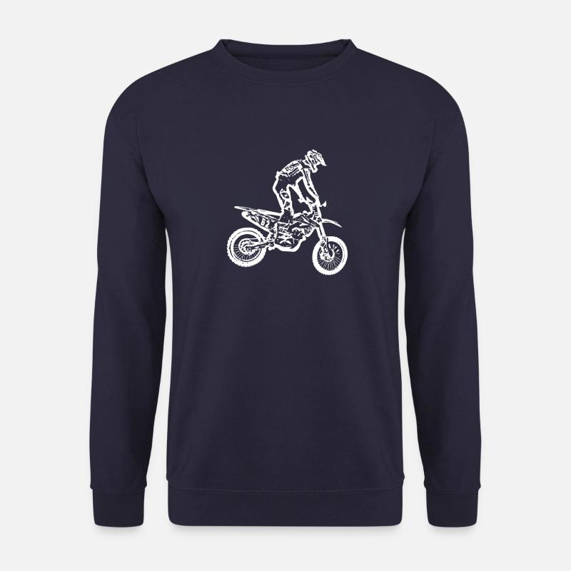enduro weiss - Unisex Pullover - Navy