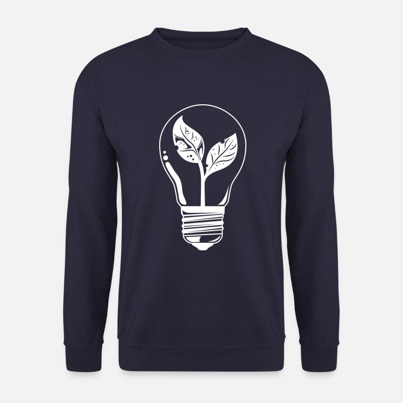 Glühbirne Energie Klimaschutz - Unisex Pullover - Navy