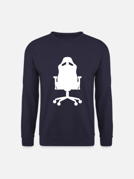 Gamer chair gaming - Unisex Sweatshirt - navy