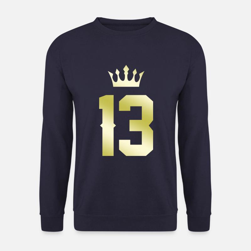 13 Couronne numérique - Sweat-shirt Unisexe - marine
