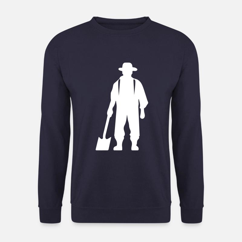 Farmer Bauer Silhouette - Unisex Sweatshirt - navy