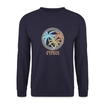 Chypre - Sweat-shirt Unisexe - marine - Devant - Alina (178cm) & Michal (187cm)