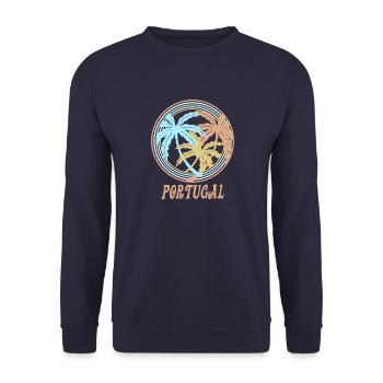 Portugal - Sweat-shirt Unisexe - marine - Devant - Alina (178cm) & Michal (187cm)