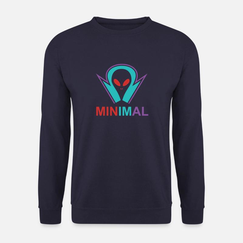 Minimal Alien Lord - Unisex Pullover - Navy
