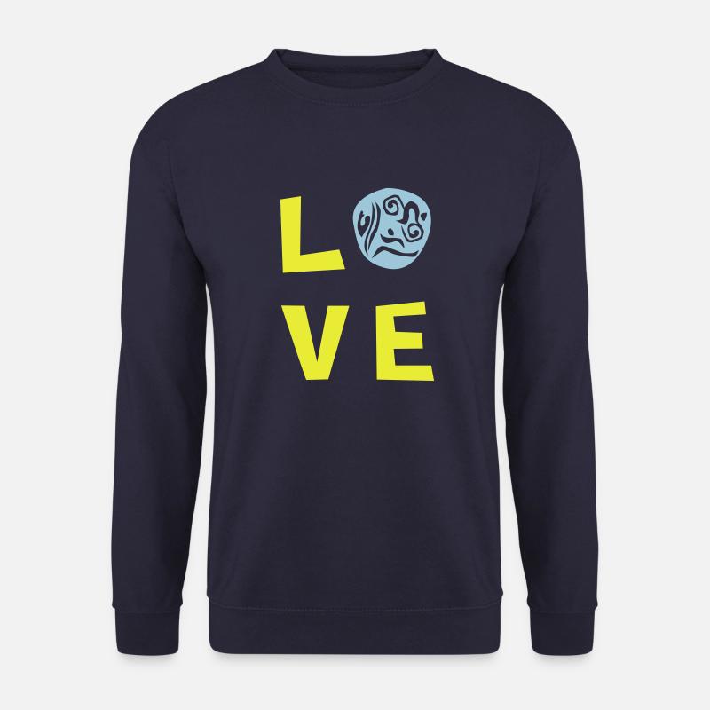LOVE TRI 2c - Unisex Pullover - Navy